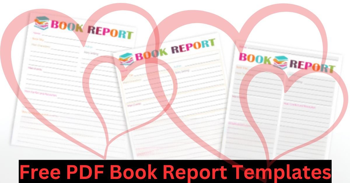 Free PDF Book Report Templates